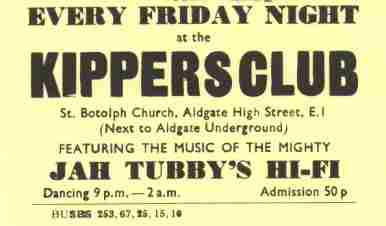 Jah Tubbys @ Kippers - the place to be !!!!!