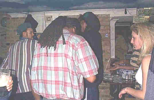 Errol Bellot beside Jah Tubbys Control Tower.......