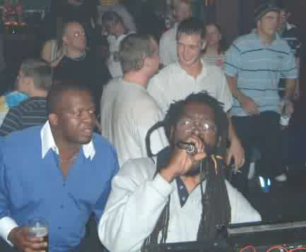 The mike technician at Work - Jah Tubbys............